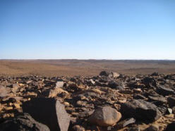 einsame steinige Landschaften